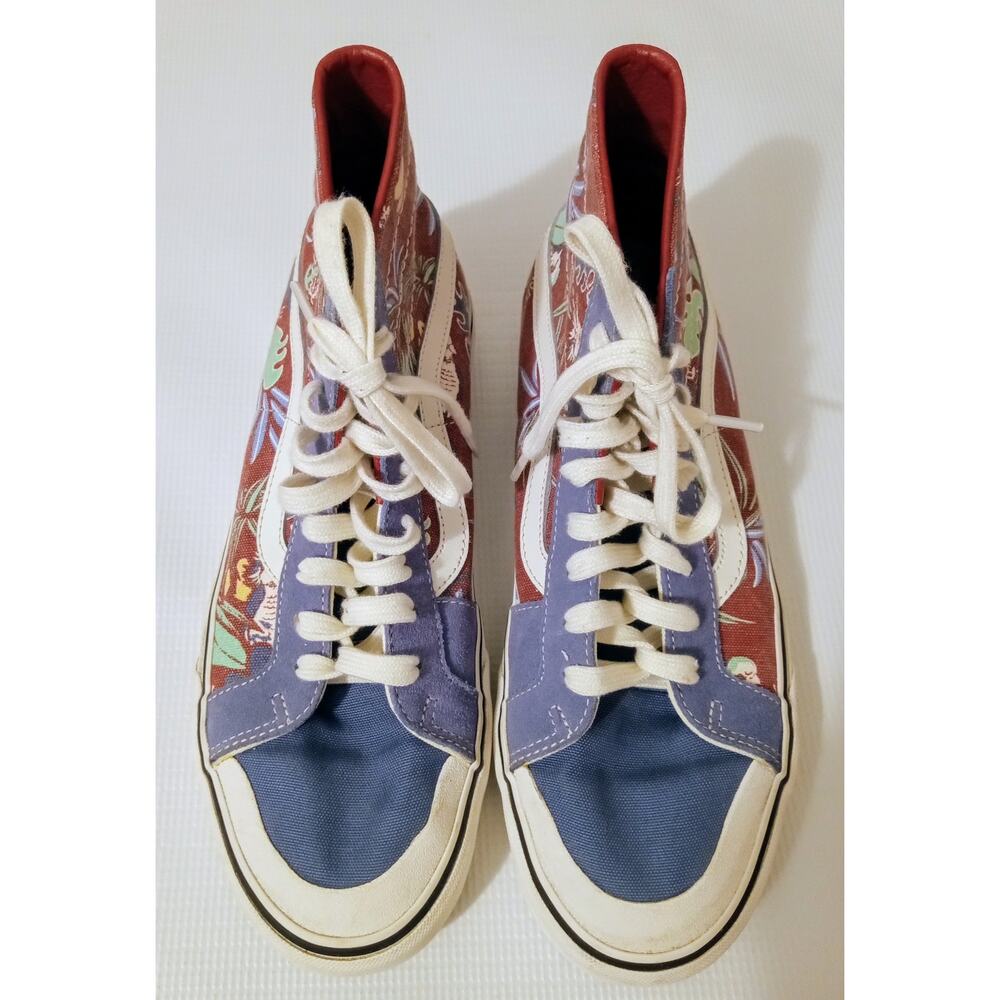 Vans Sk8-Hi 138 Decon Hawaiian Jungle Canvas High Top Sneakers Men’s 8.5
